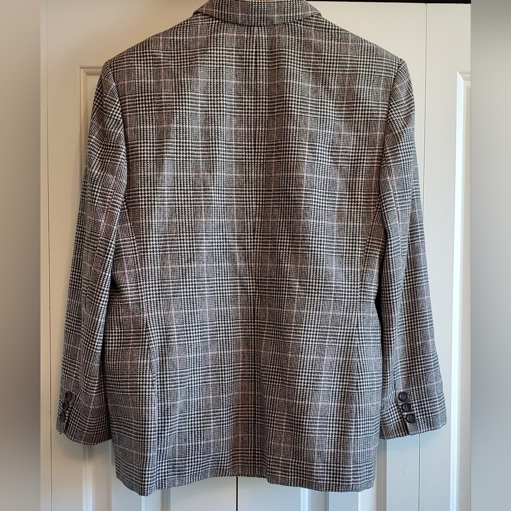 Vintage Pendleton Petite Houndstooth Double Breas… - image 8